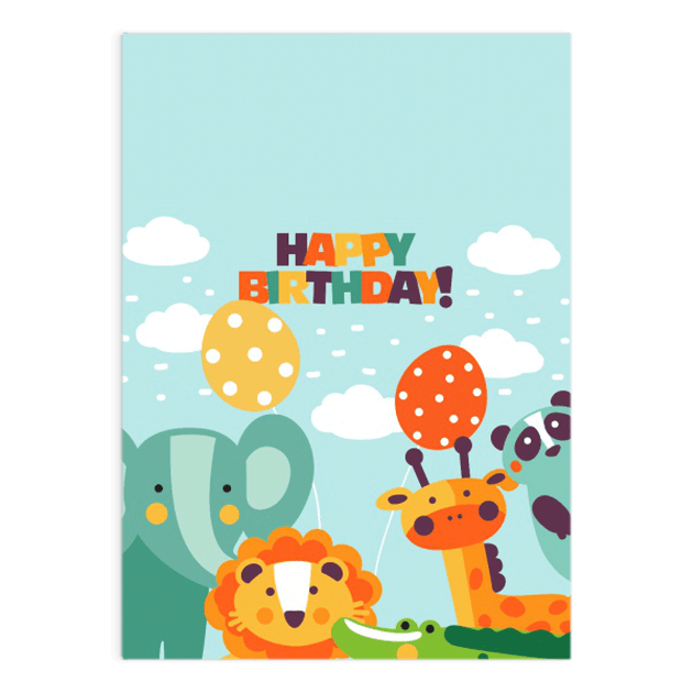 Single Greeting Card - 5x7inch