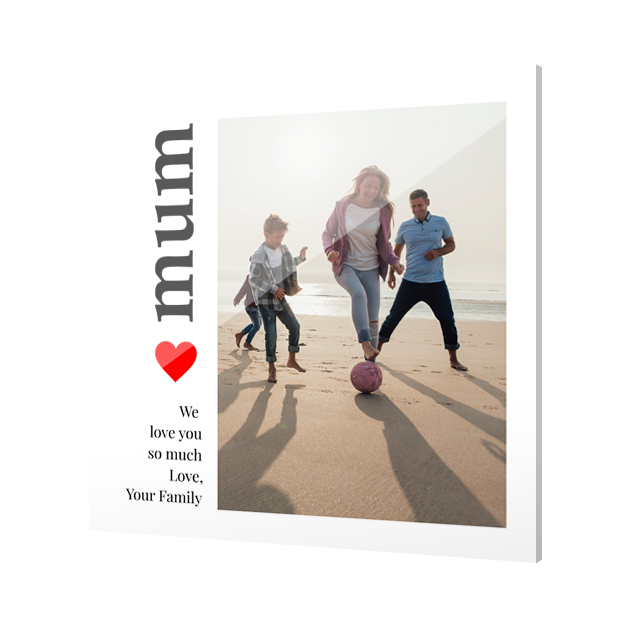 Slimline Acrylic Prints 30cm x 30cm Square